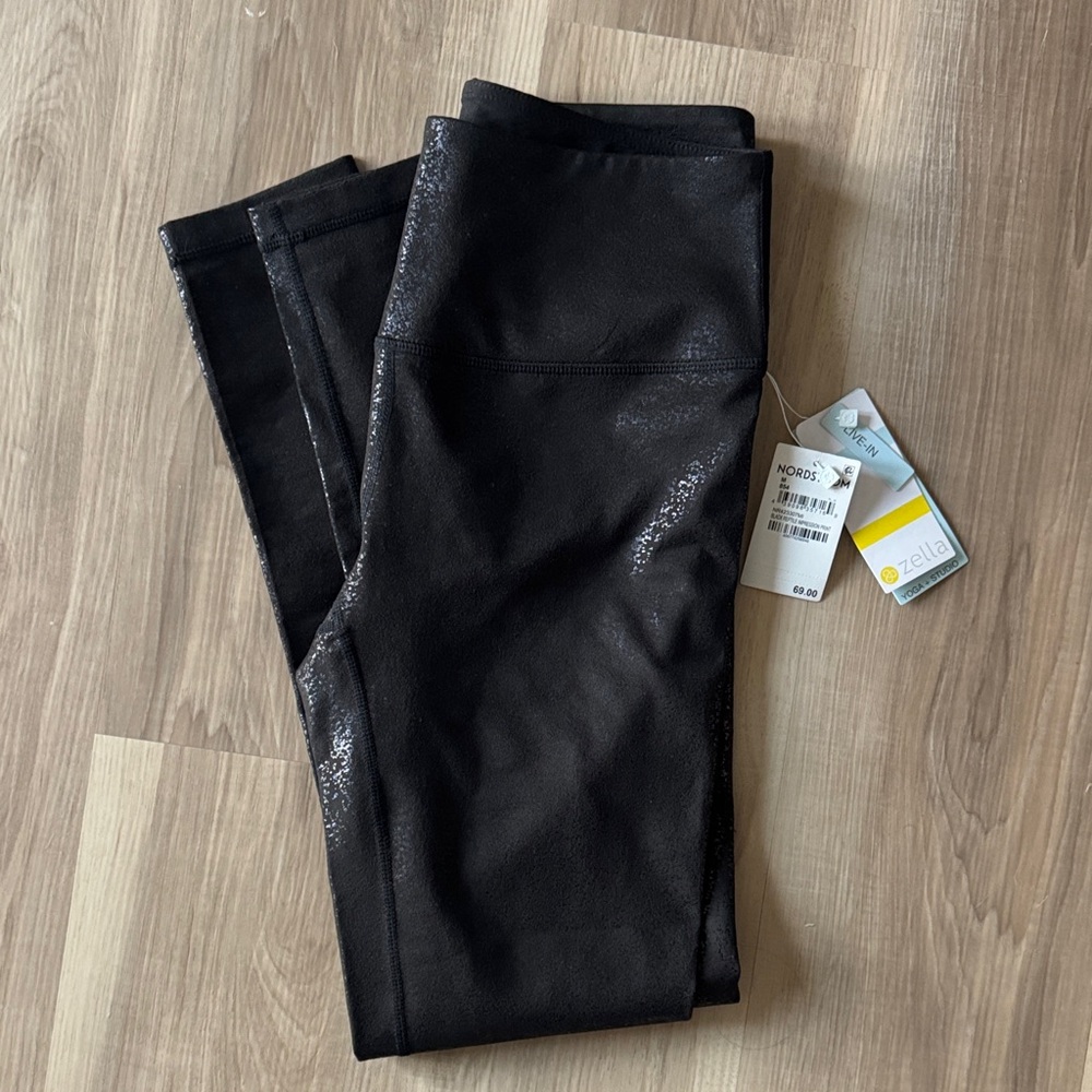 Zella Women's Shimmer Black Jeggings